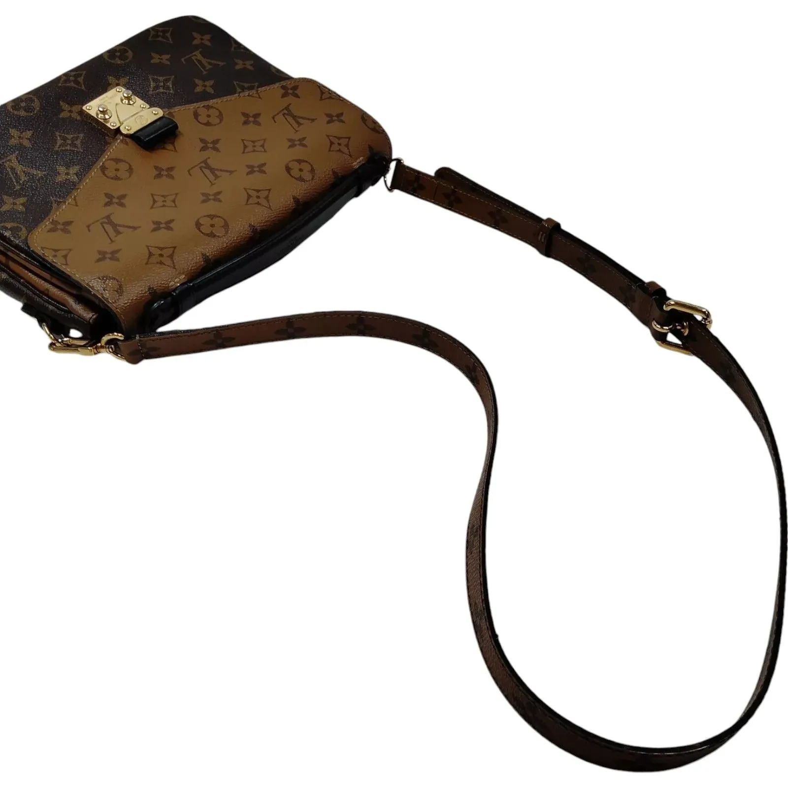 1211806AT (X6) Louis Vuitton Crossbody Bag Metis MM Brown Monogram
