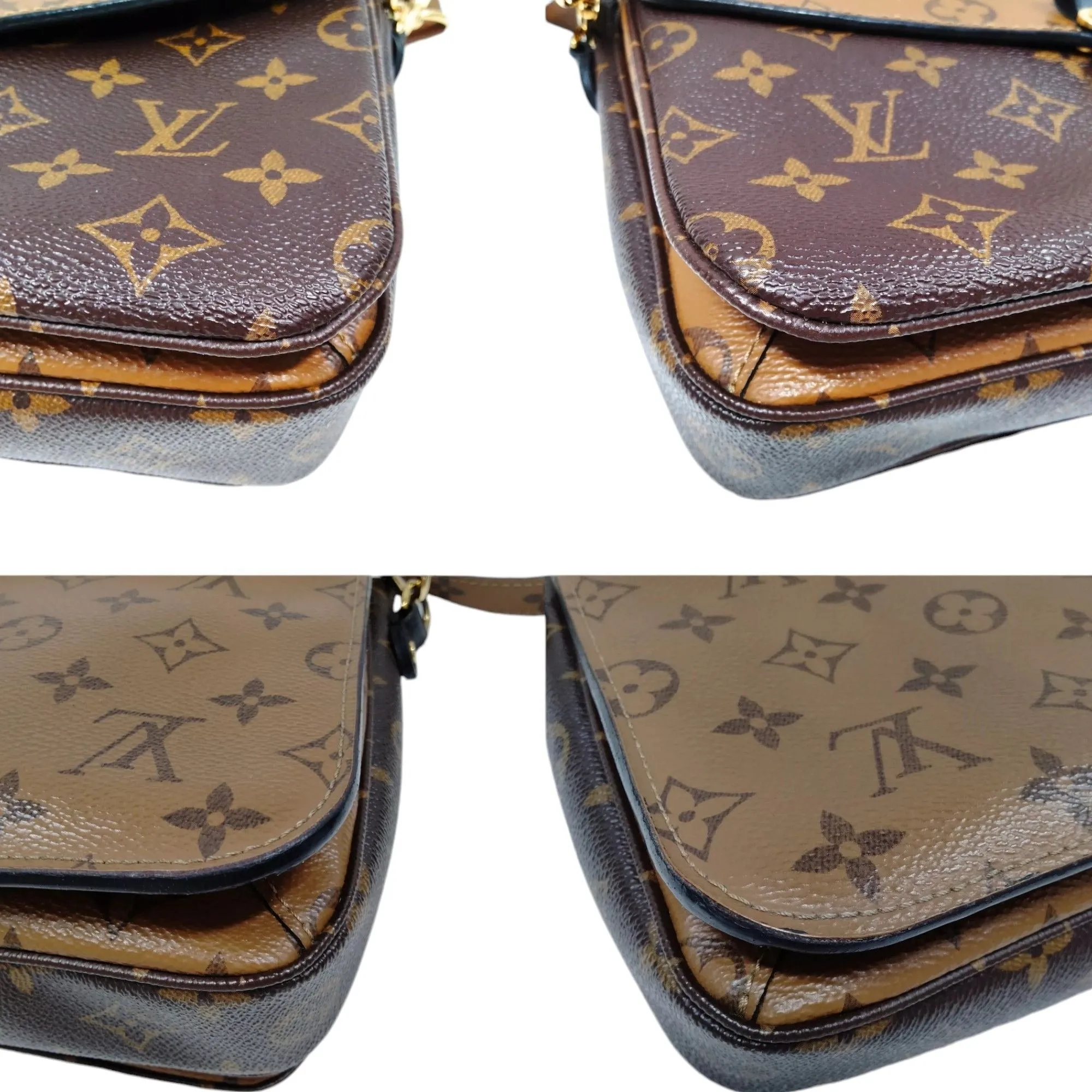 1211806AT (X6) Louis Vuitton Crossbody Bag Metis MM Brown Monogram