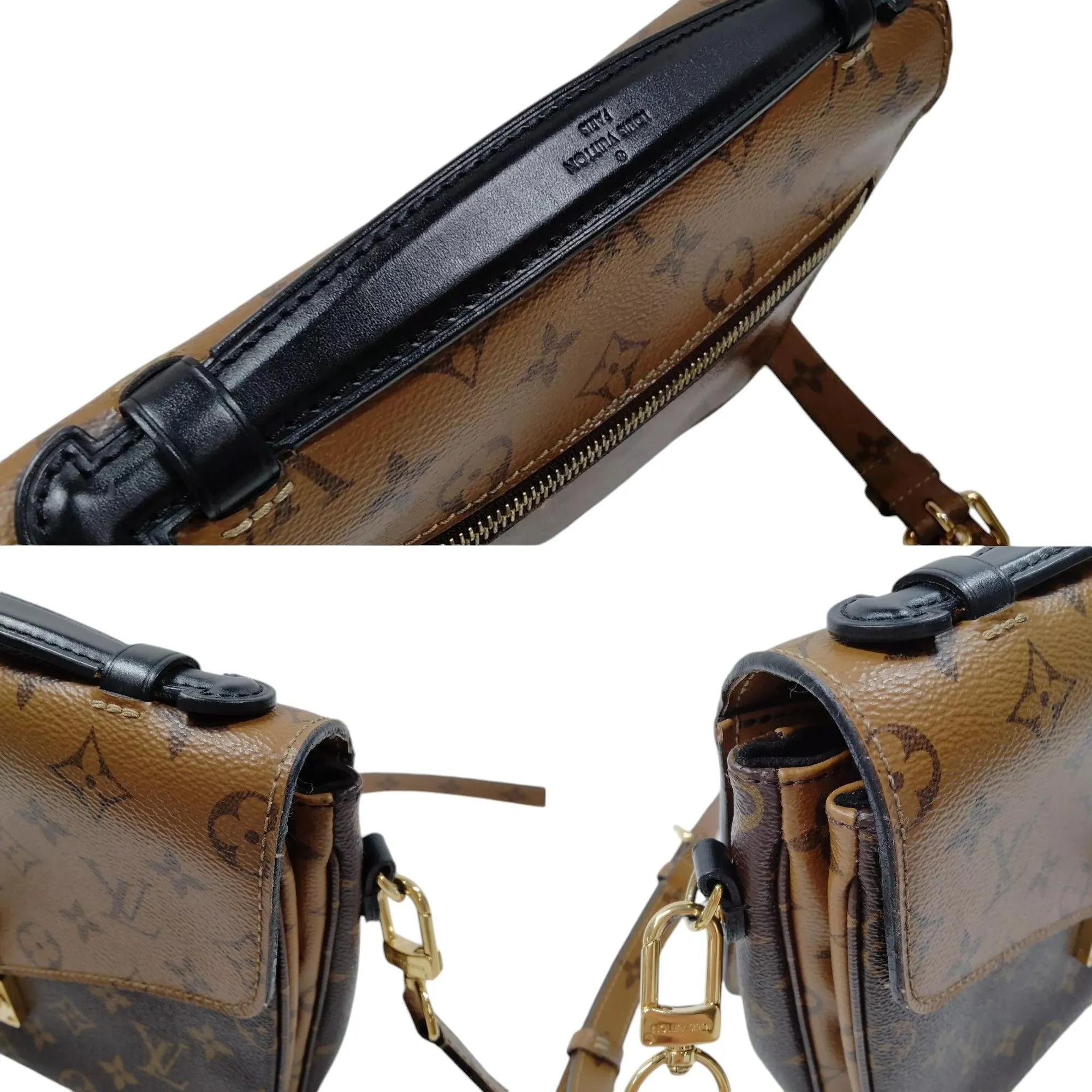 1211806AT (X6) Louis Vuitton Crossbody Bag Metis MM Brown Monogram