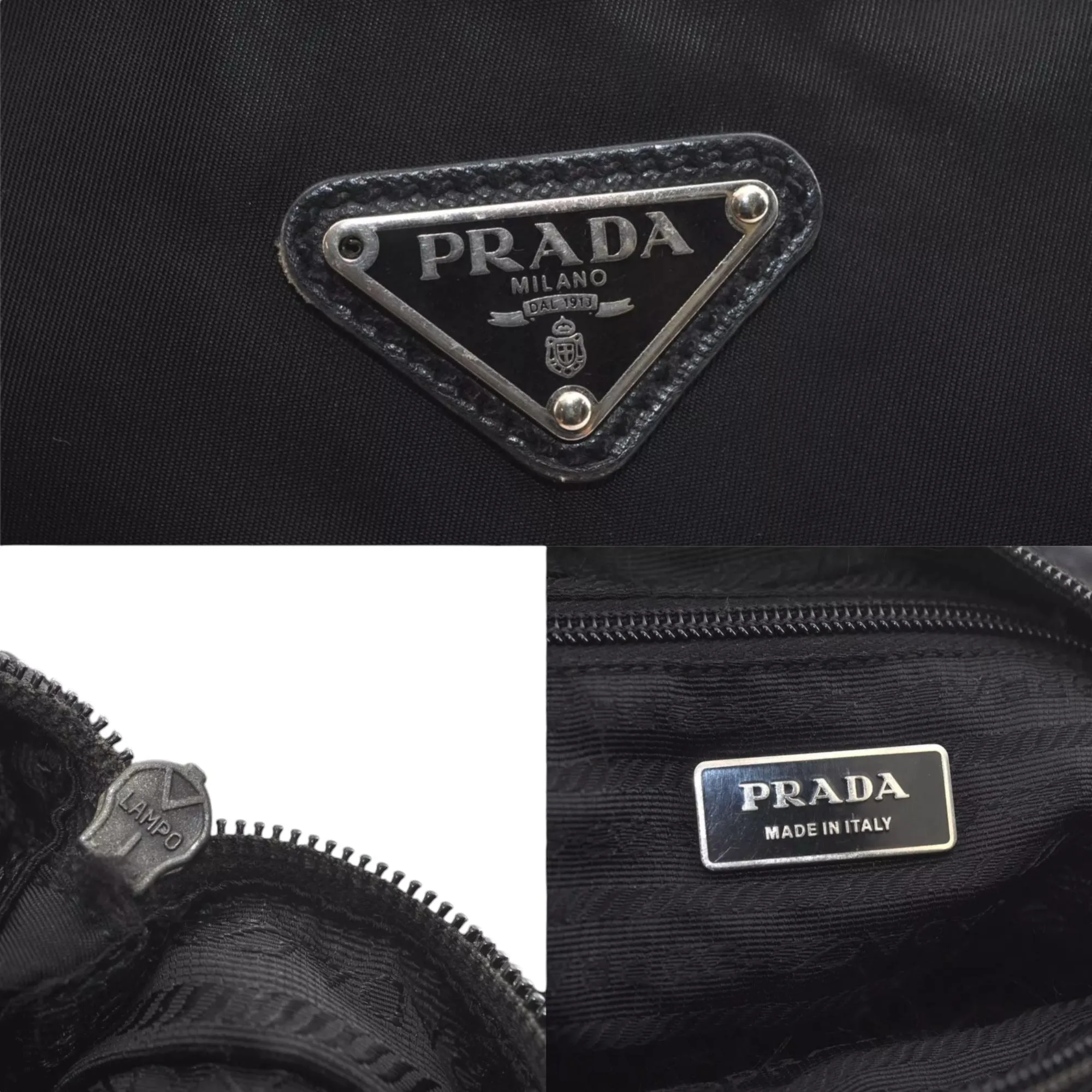 591208AO (C3) Prada Crossbody Bag Tessuto Black Nylon