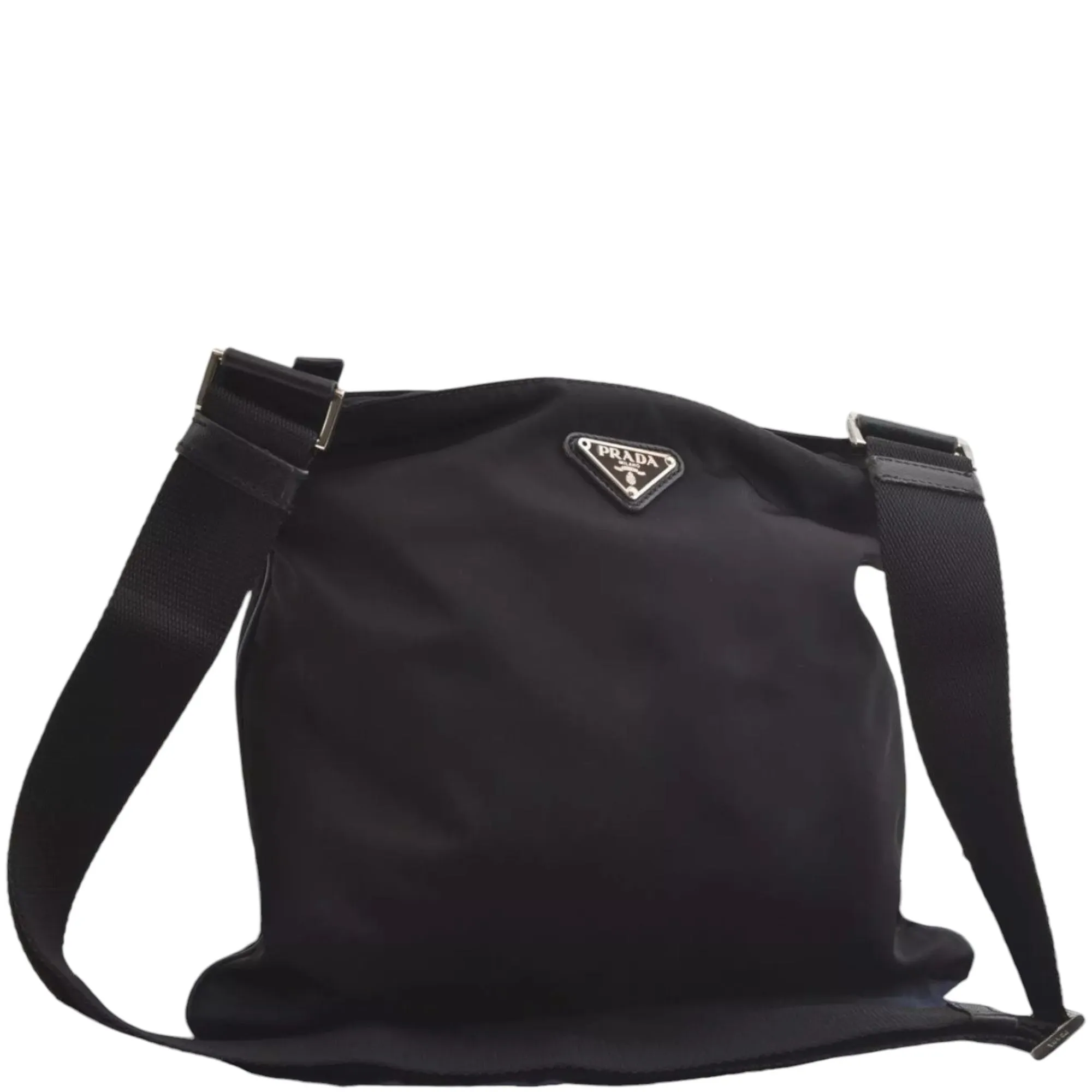 591208AO (C3) Prada Crossbody Bag Tessuto Black Nylon