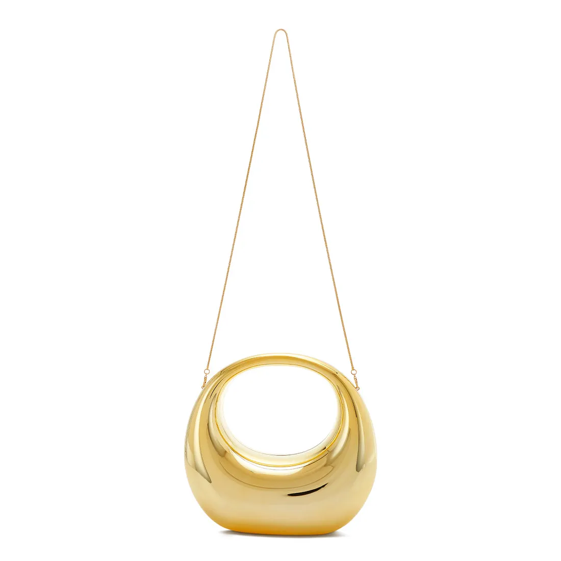 Acrylic Metallic Clutch Bag