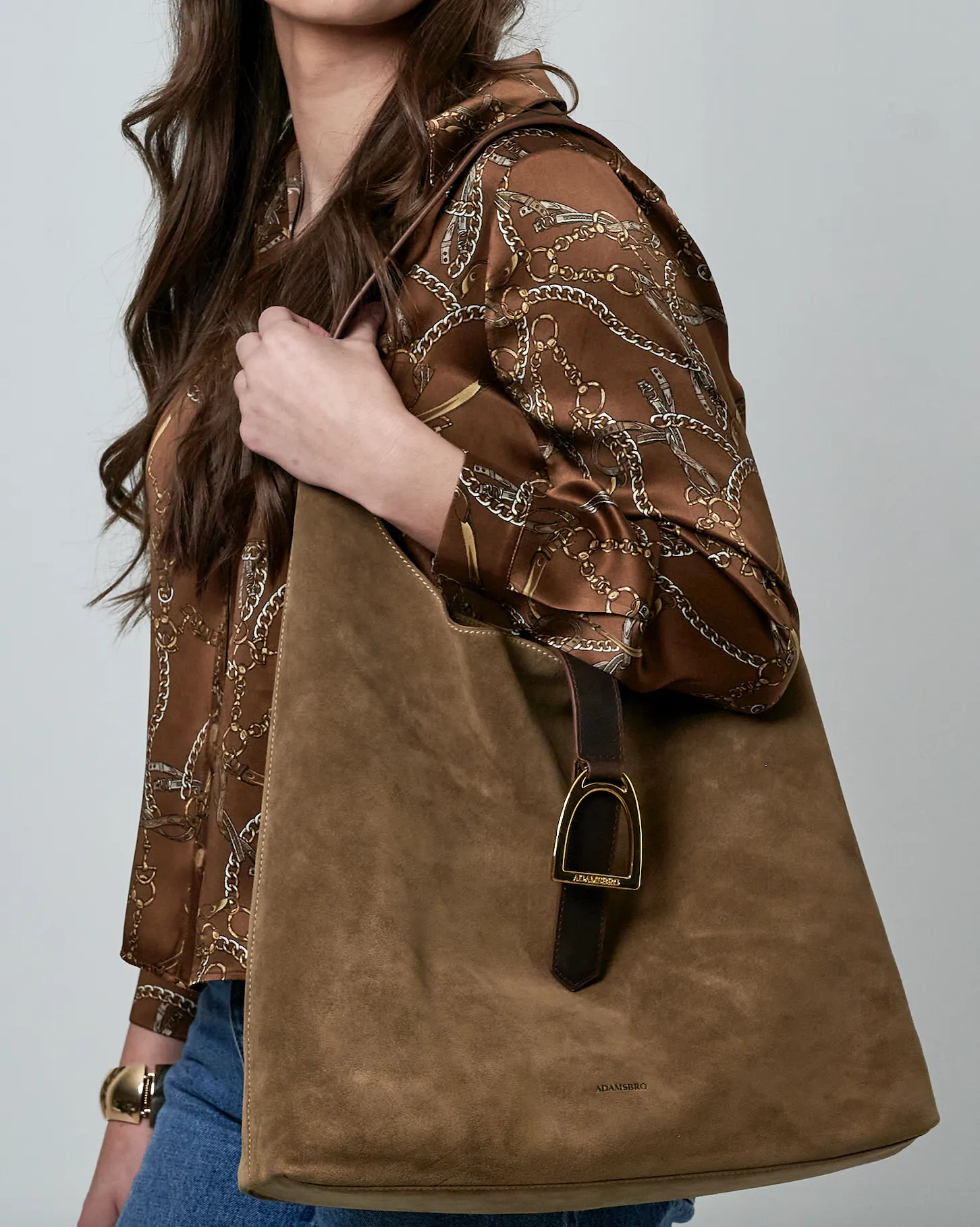 ADAMSBRO´ s  TOT SHOULDER SUEDE