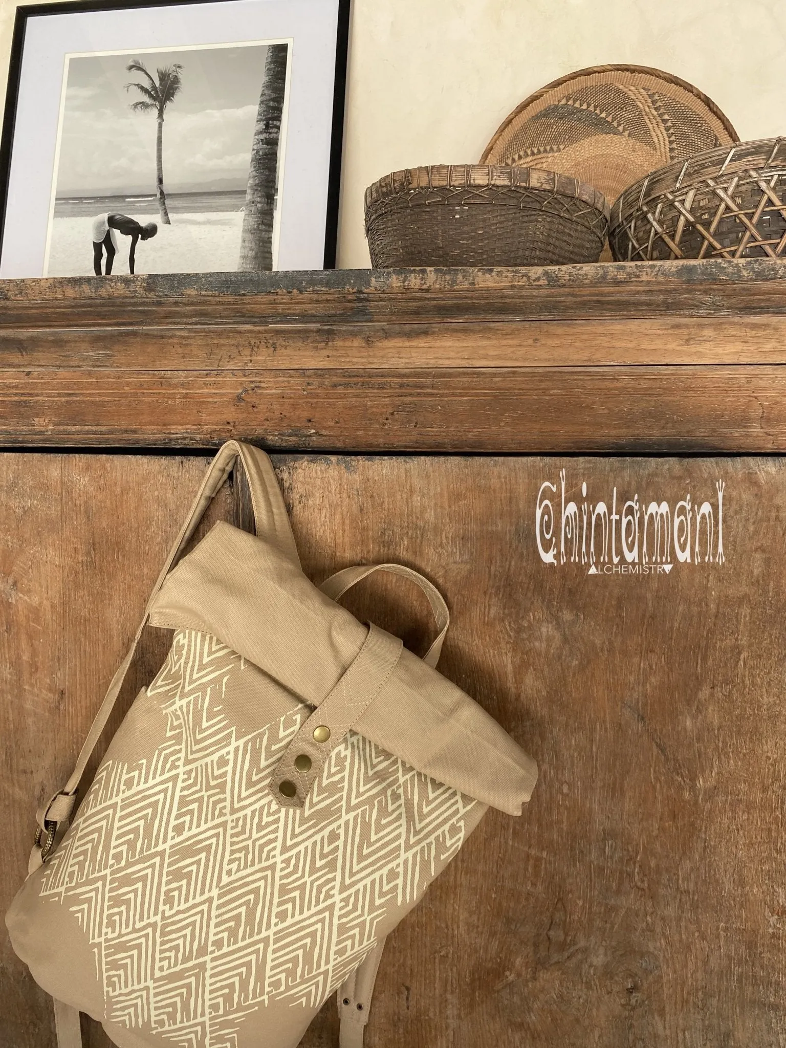 Alchemy RollTop Backpack / Beige