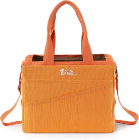 Art Craft Supply & Pottery Bag  36 Pockets  Detachable Shoulder Strap - Handles  Removable Padded Divider - Washable  Tools, Knitting, Crochet, Yarn, Sewing, Scrapbooking, Clay, Tote