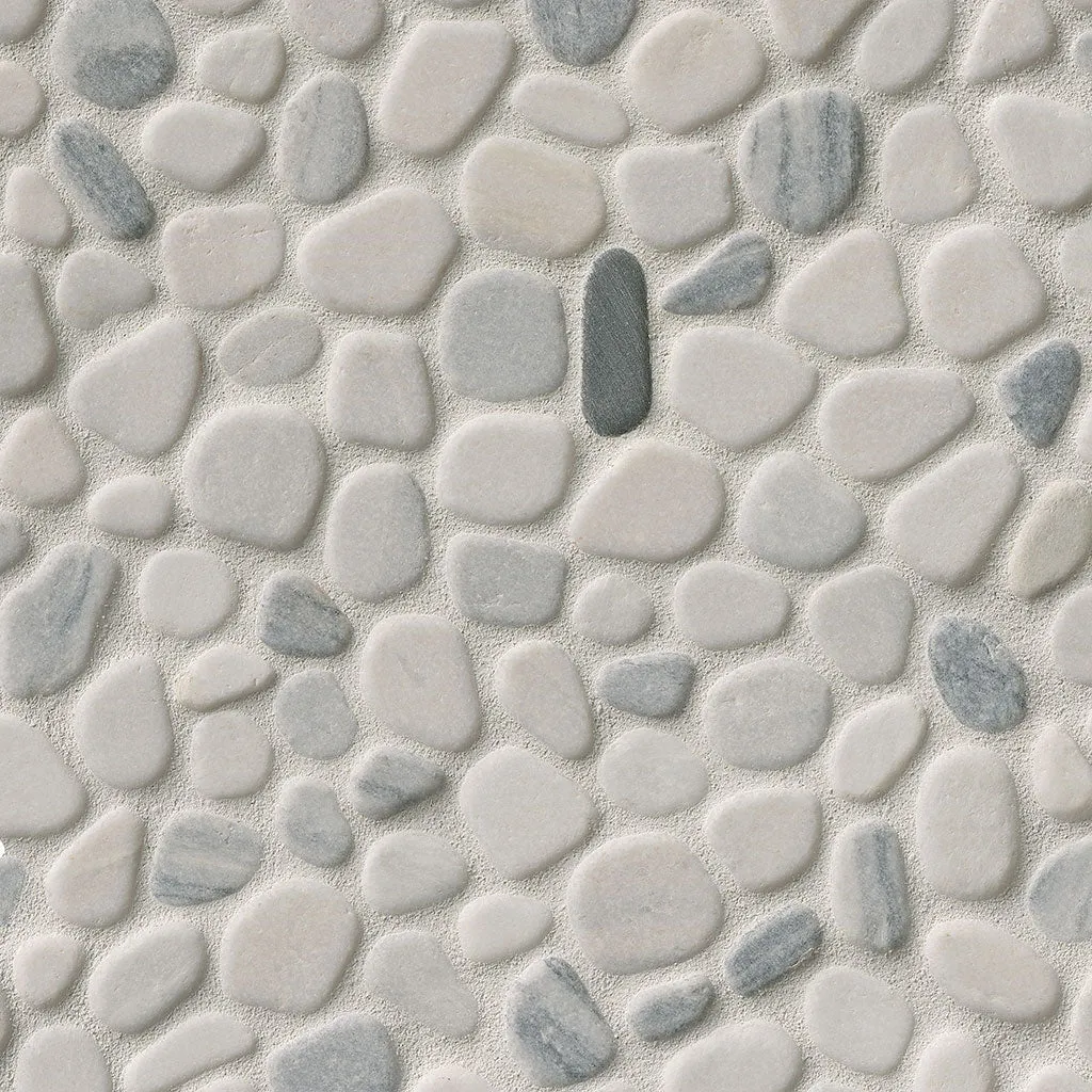 Black and White - Pebble Tile