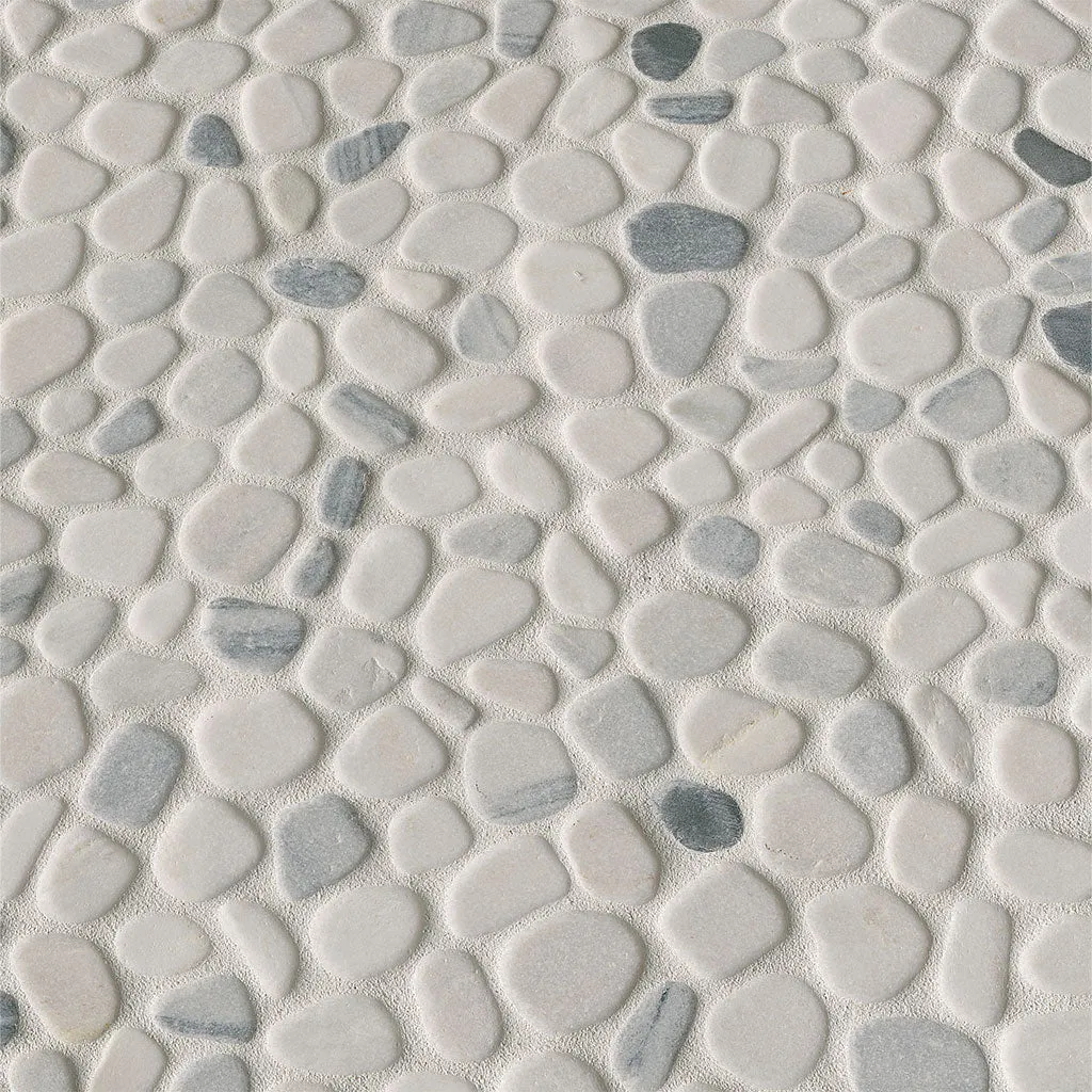 Black and White - Pebble Tile
