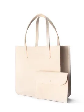 Ceuro & Mor Veggie Tanned Leather Tote - Natural