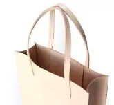 Ceuro & Mor Veggie Tanned Leather Tote - Natural