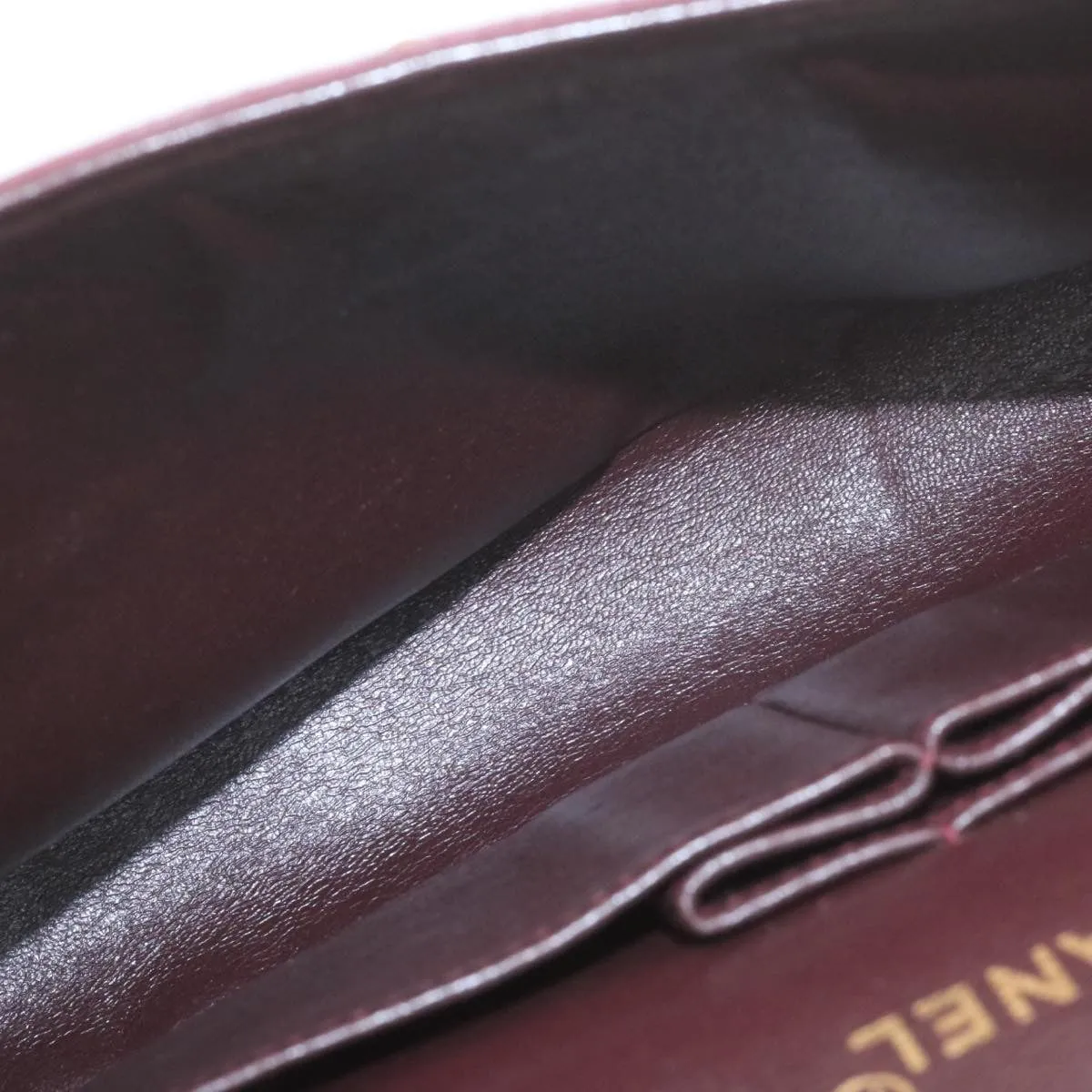 Chanel Matelasse 25 Double Flap Chain Suede Shoulder Bag Brown CC  22346A