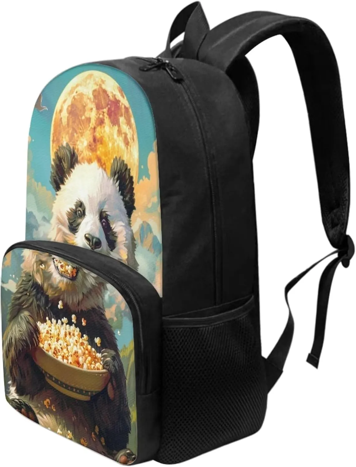 Cute School Bag Boys Coconut Fox Backpack Girls Soft Comfy Elementary Student Bookbag with Adjustable Padded Shoulder Straps 17 Inch Large Book Daypack Back To School Gifts