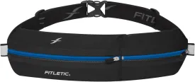 Fitletic Bolt Double Pocket Running Belt & Active Fanny Pack For Men & Women  Water Resistant, Lightweight Sleek Design  Patented No Bounce Hip Hugging Fit  Holds Any Phone
