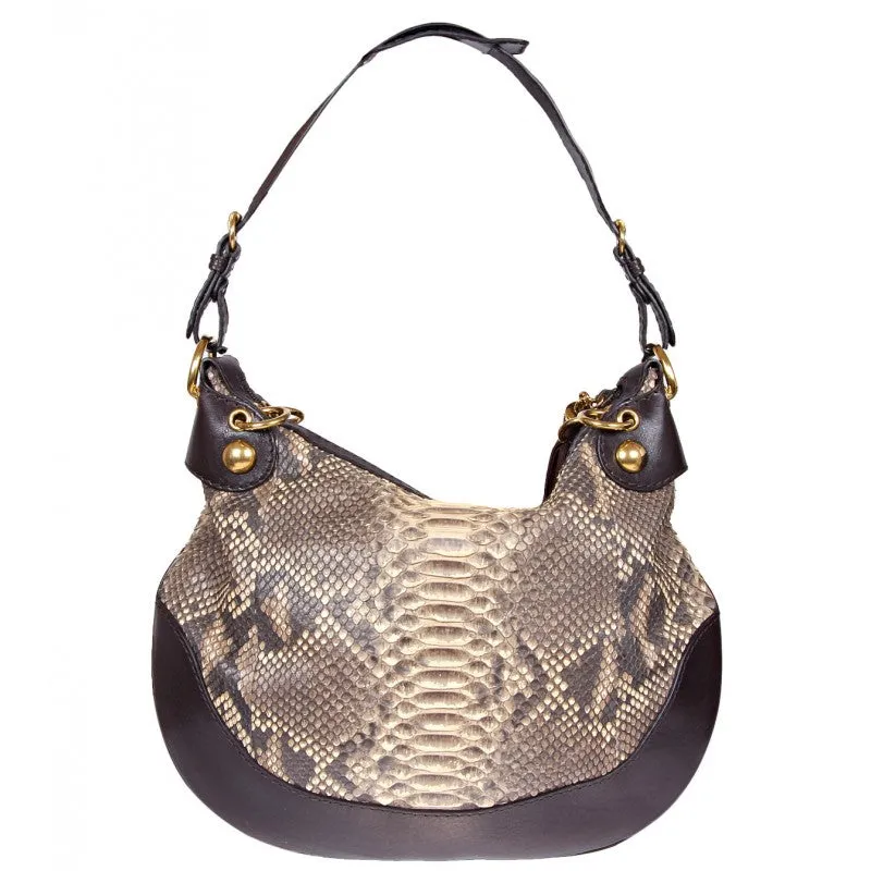 Gucci Brown reptile skin 'Babouska' bag