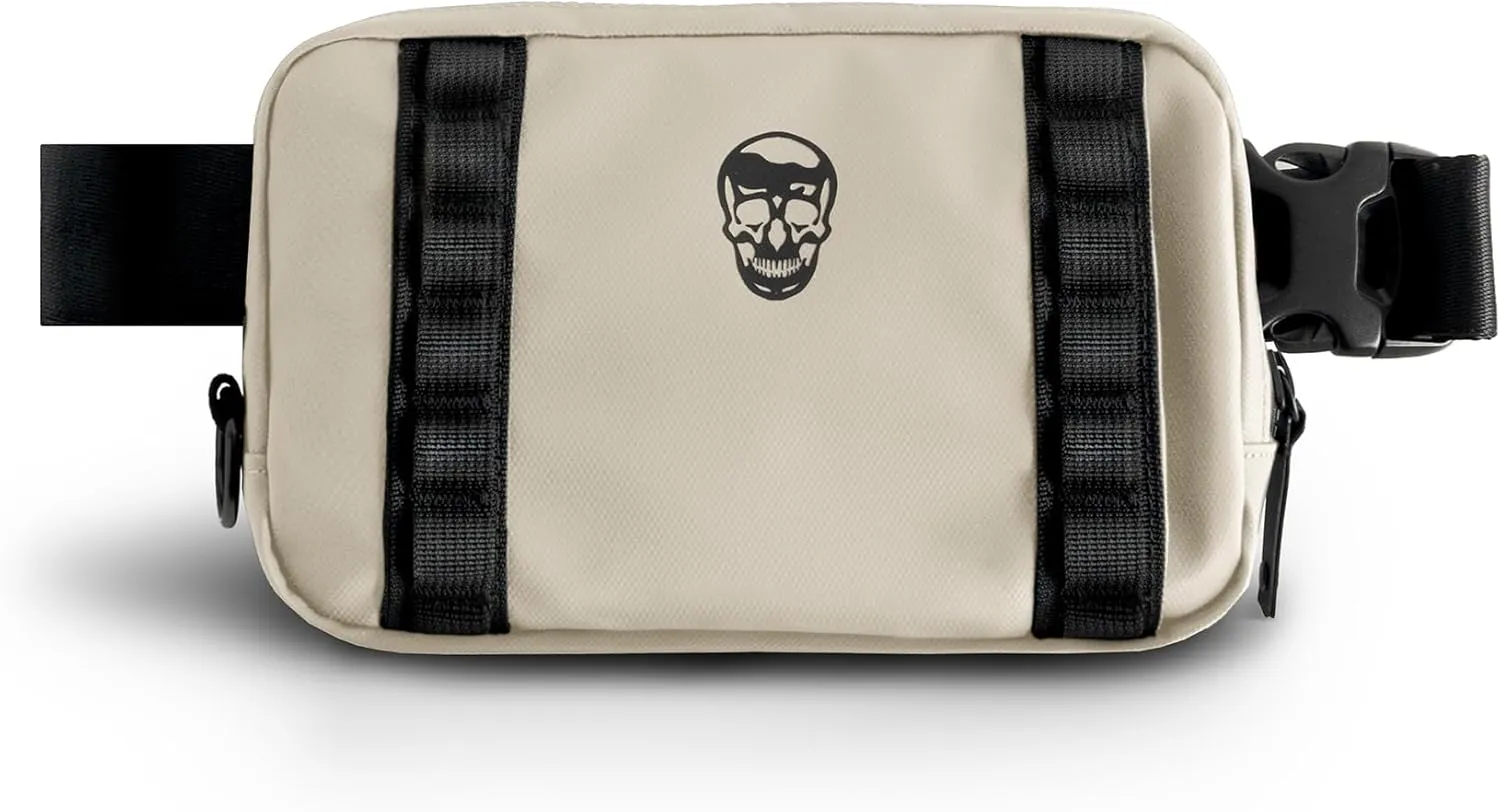 Gymreapers Gravestone Crossbody Travel Bag with Adjustable Strap Water Resistant Fanny Pack Waist Shoulder Sling Bag for Traveling, Running, and Daily Wear for Men & Women (Desert Sand)