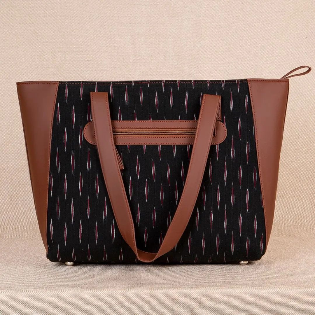 Ikat GreRed Side Tote Bag