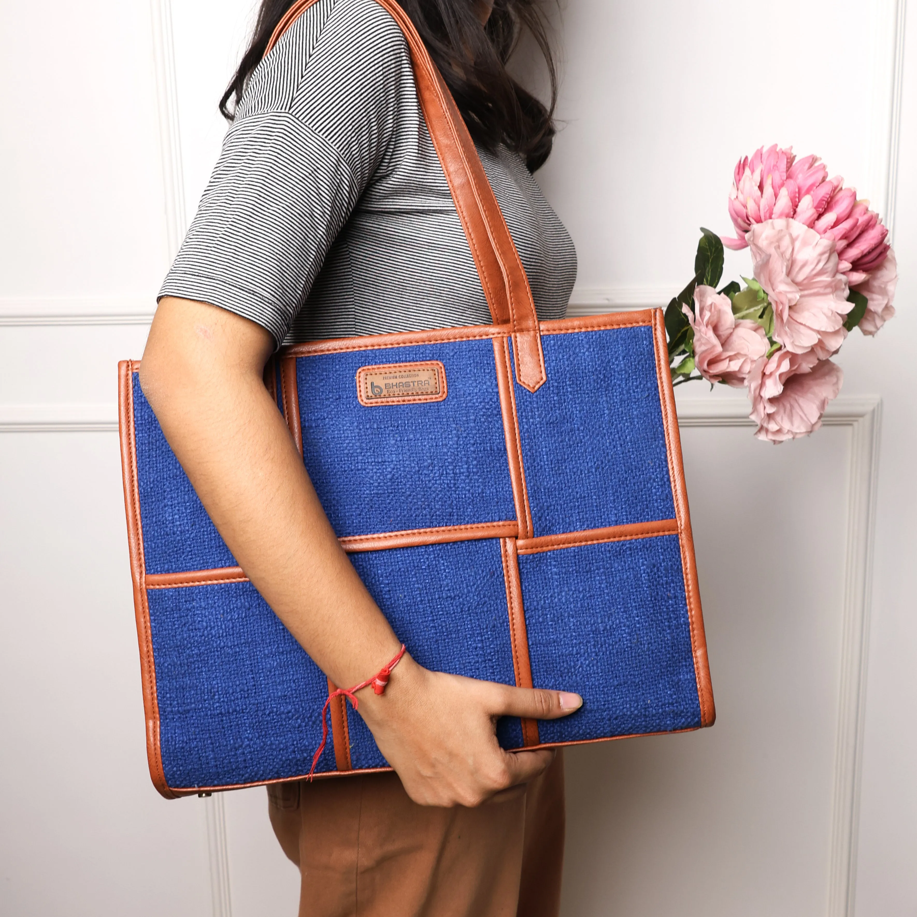 Indigo - Ivy Tote (Medium) with Initial Customization