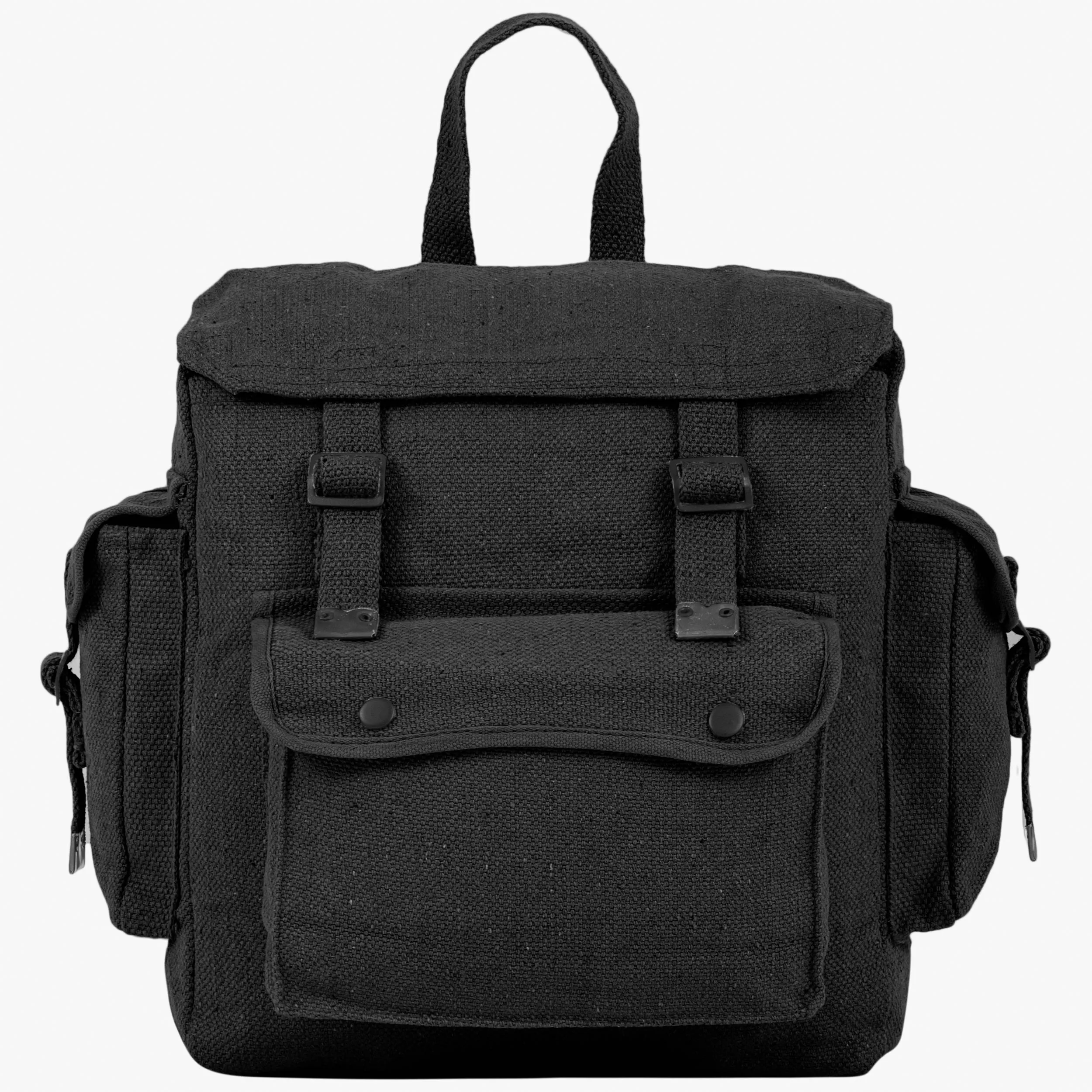 Large Webbing Backpack with Pockets