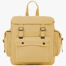 Large Webbing Backpack with Pockets
