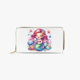 Long Type Zipper Purse - Mermaid
