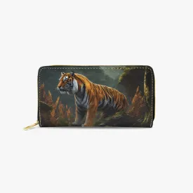 Long Type Zipper Purse, Tiger, awd-548