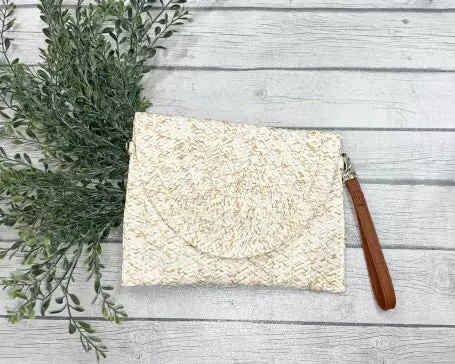 Maui Convertible Clutch - Natural