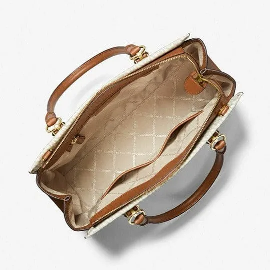 Michael Kors Satchel Vanilla/Acorn