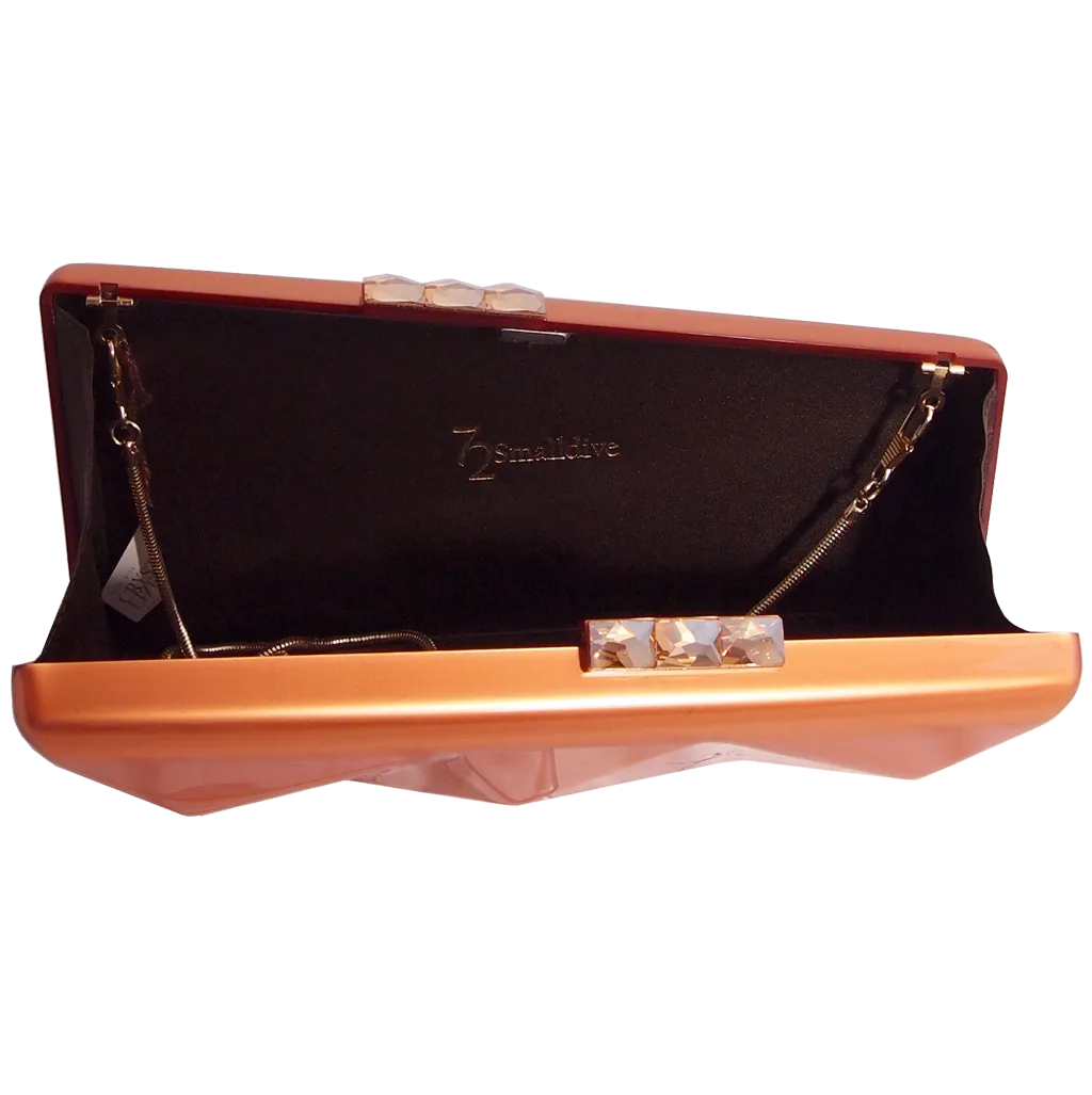 Minaudière in Metallic Copper
