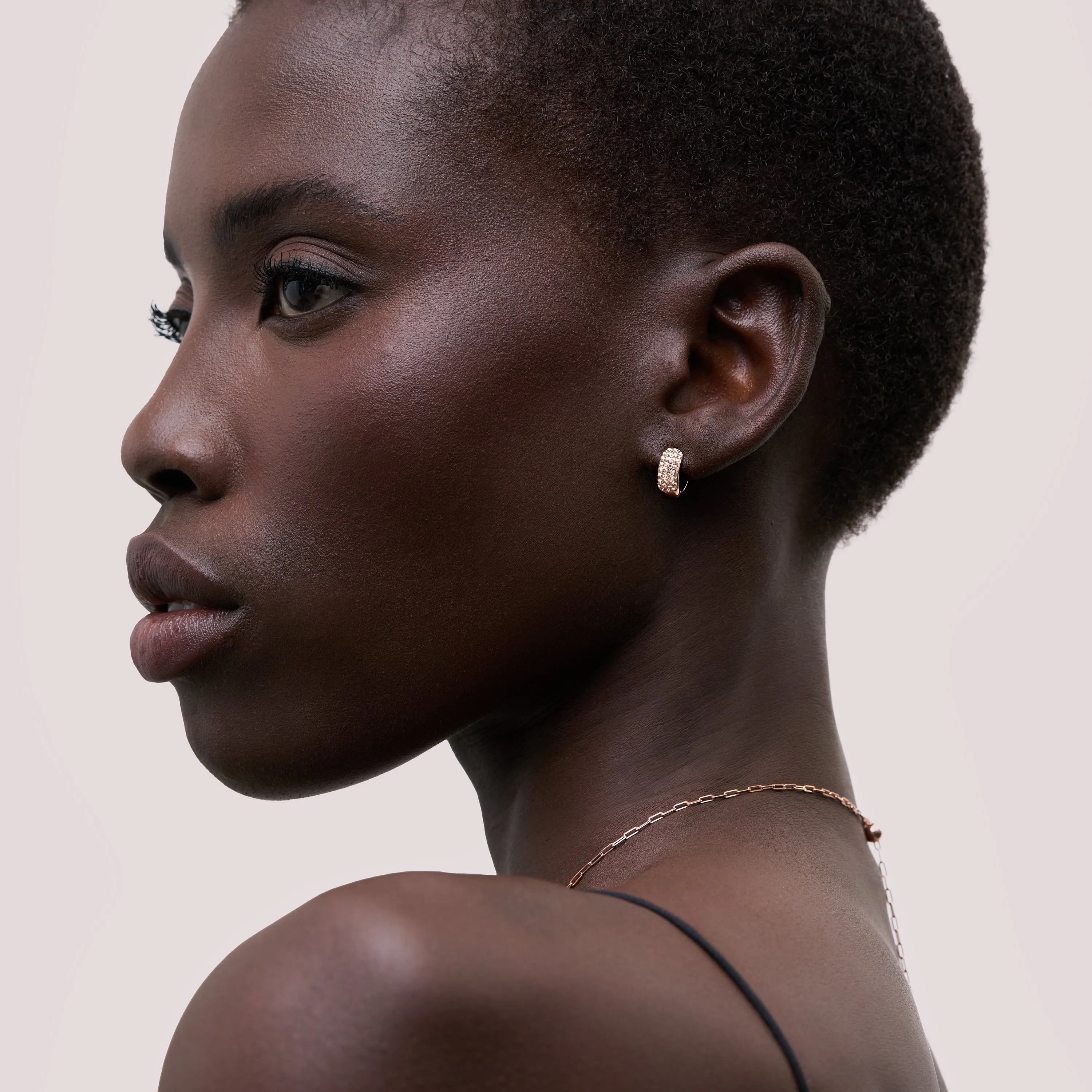 Mini Sparkle Hoop Earrings
