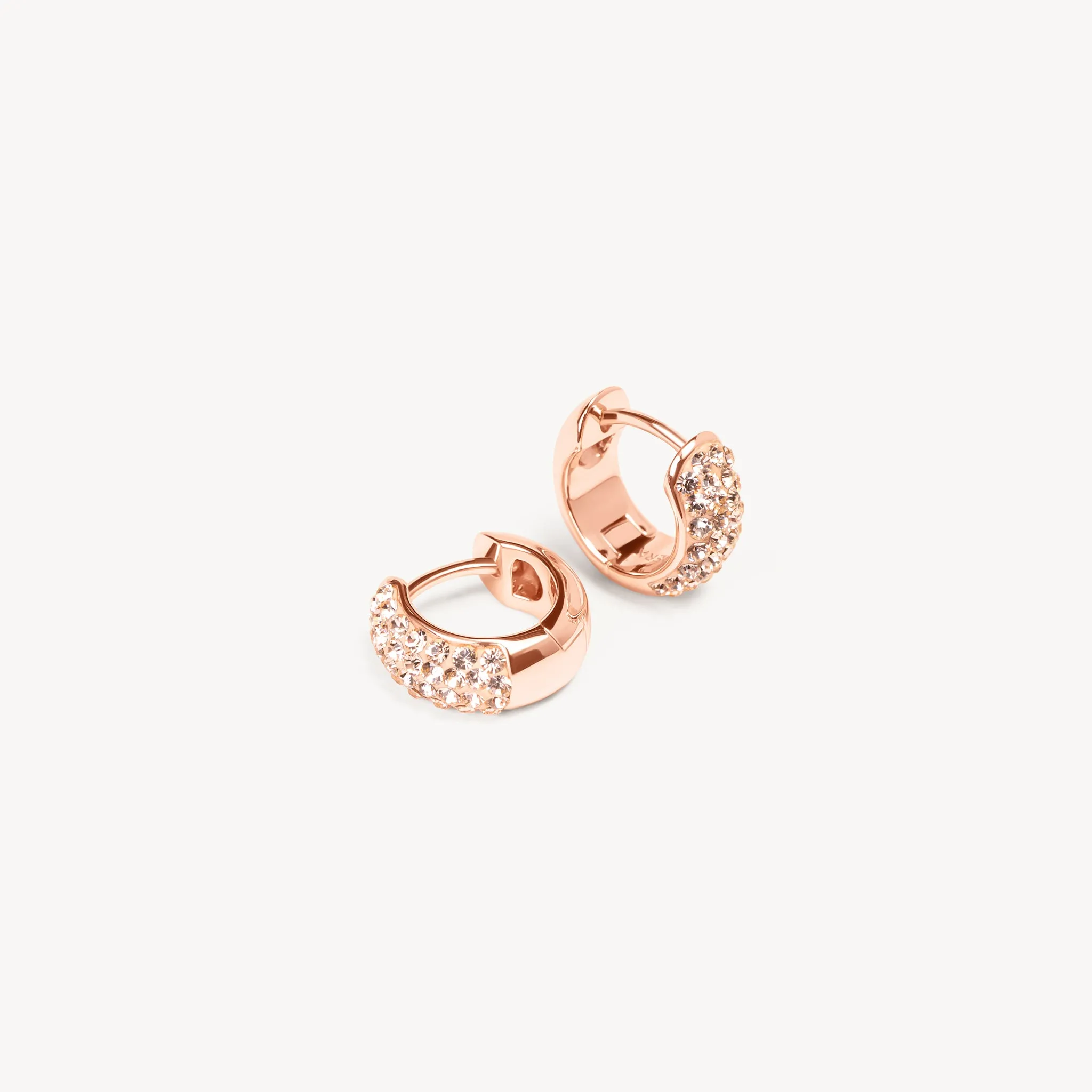 Mini Sparkle Hoop Earrings