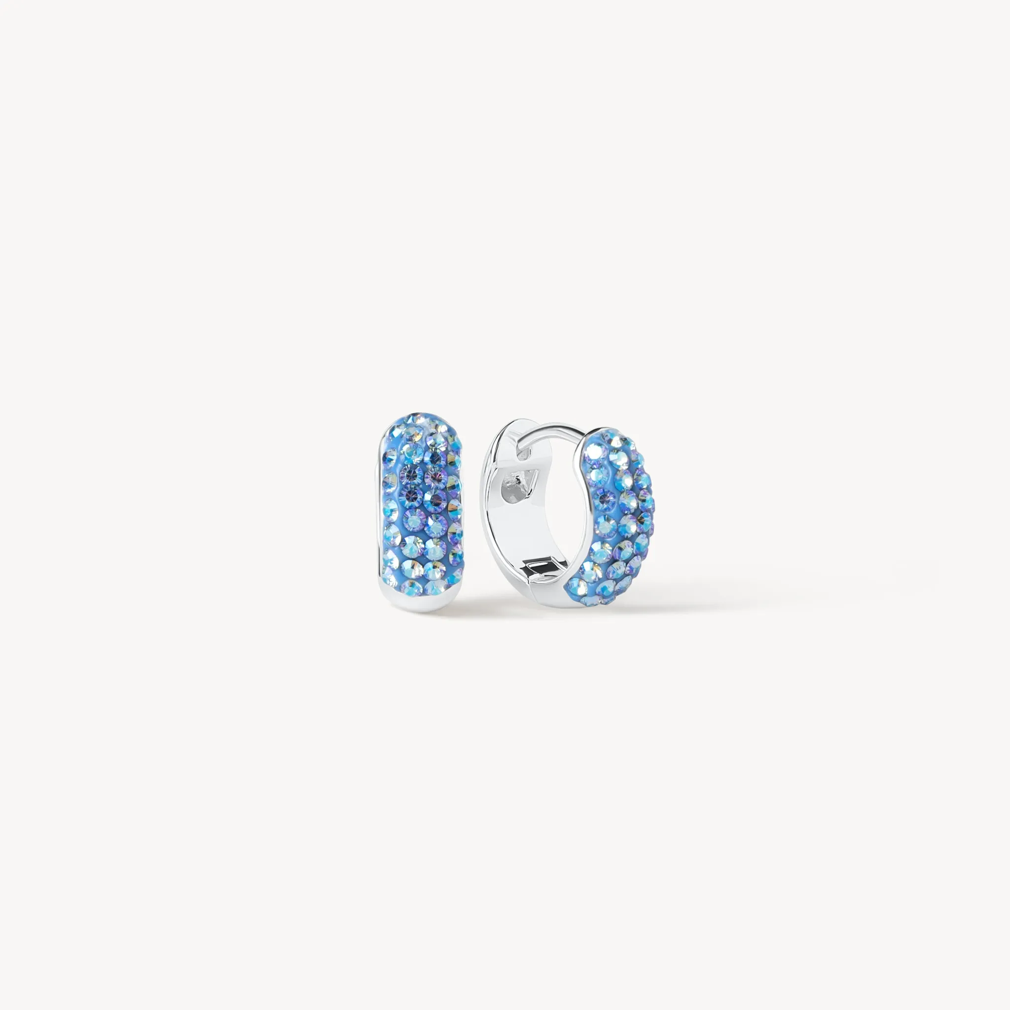 Mini Sparkle Hoop Earrings