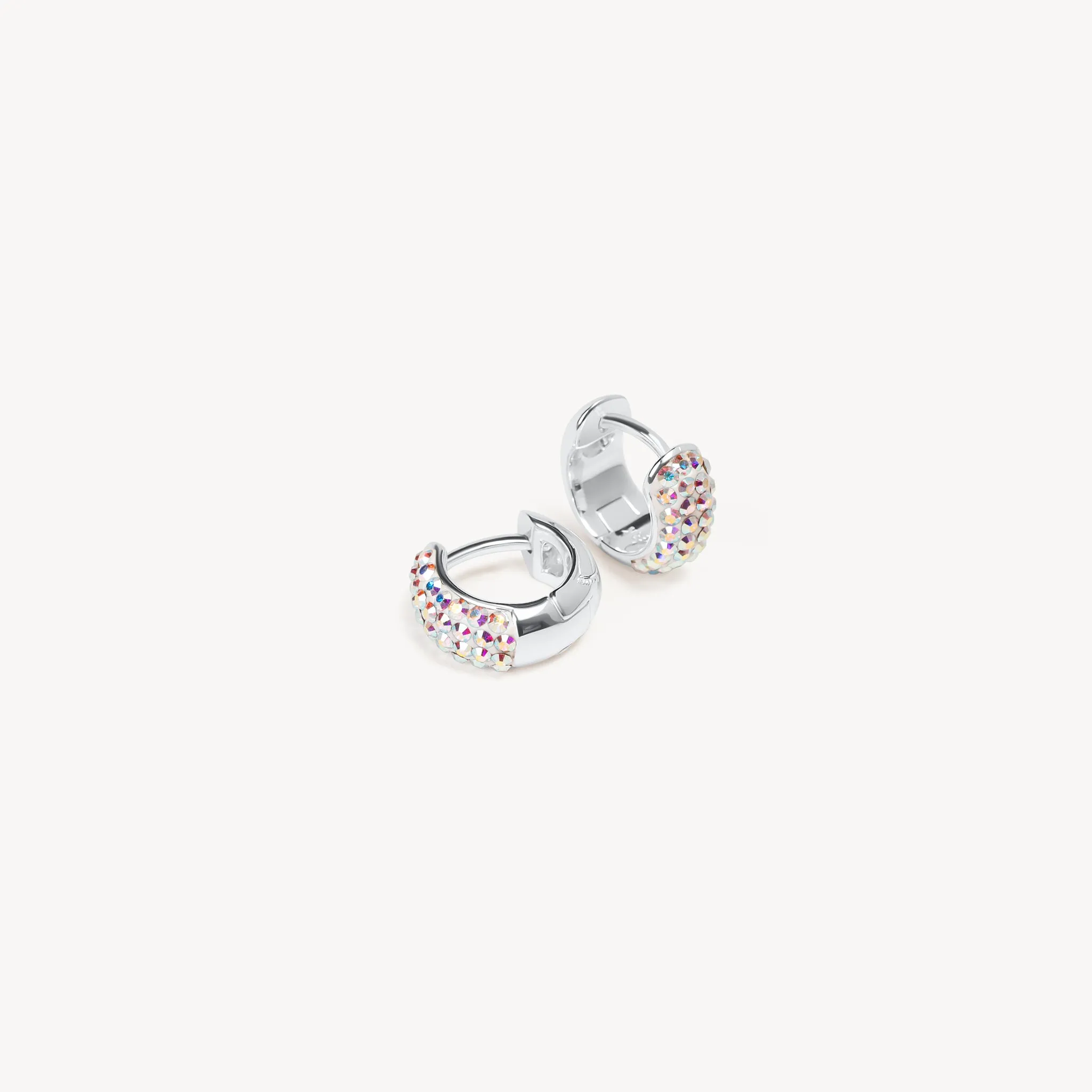 Mini Sparkle Hoop Earrings
