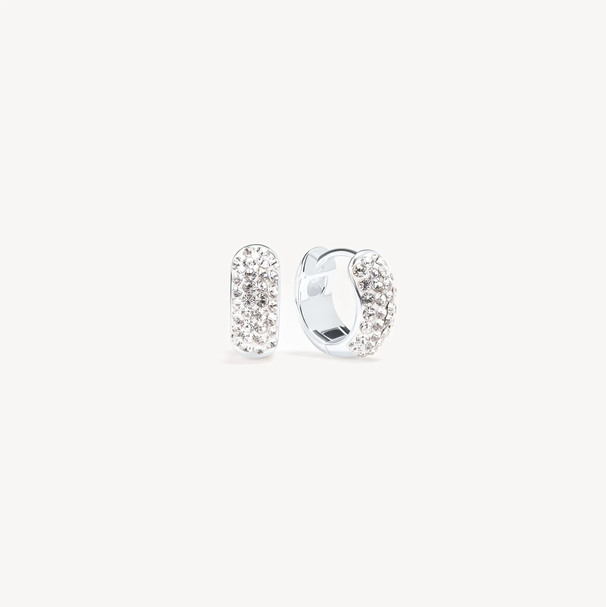 Mini Sparkle Hoop Earrings