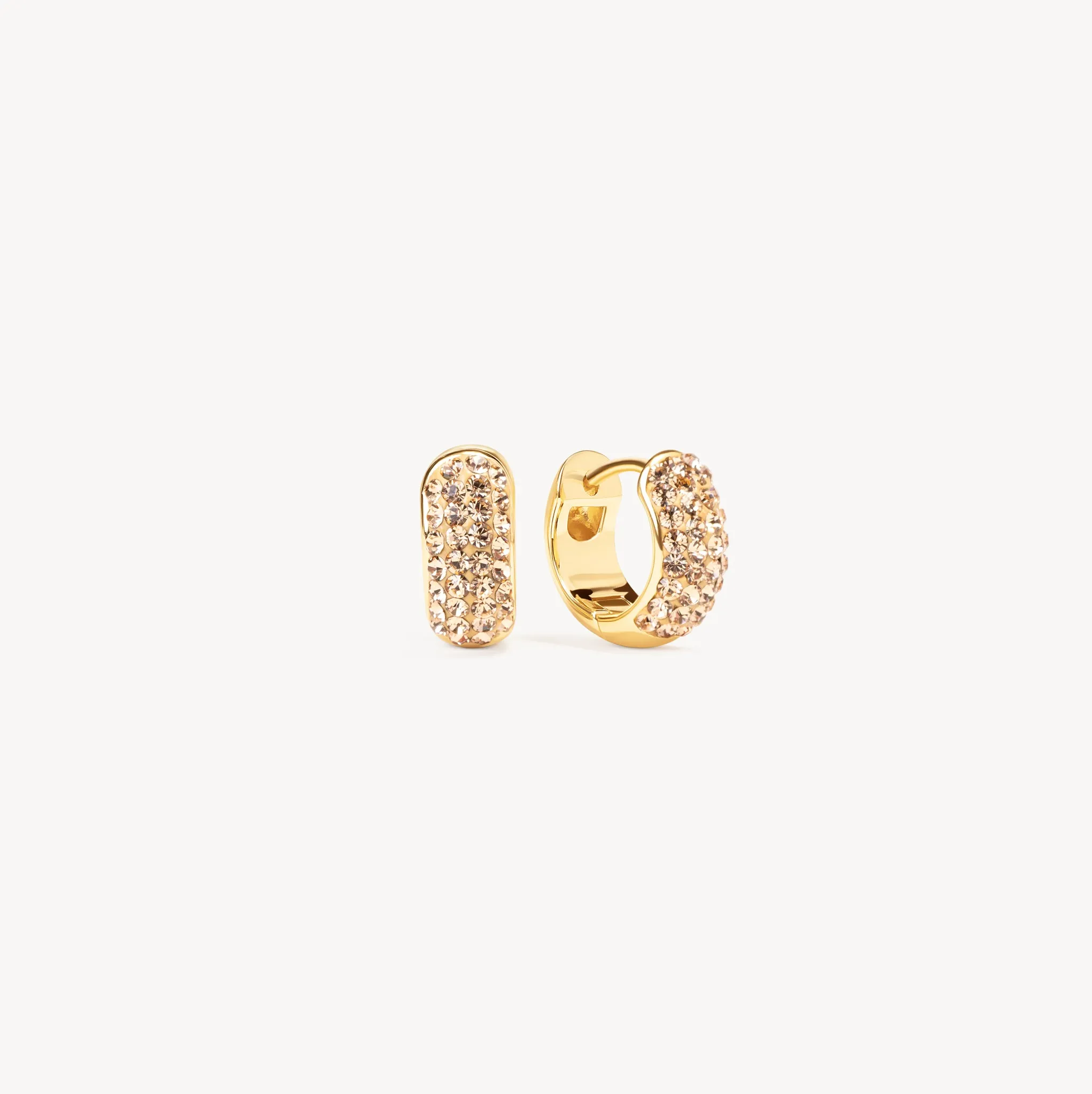Mini Sparkle Hoop Earrings