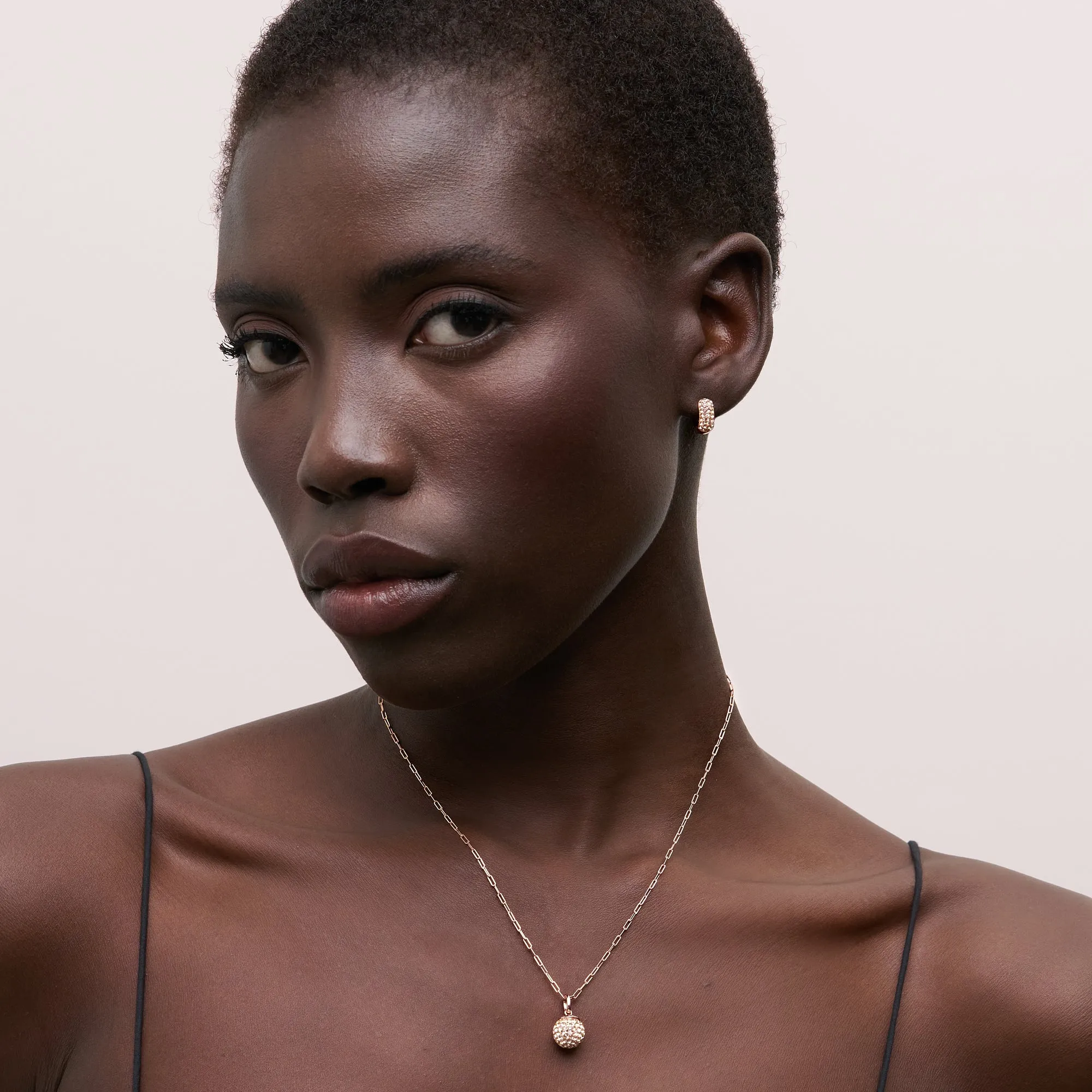 Mini Sparkle Hoop Earrings