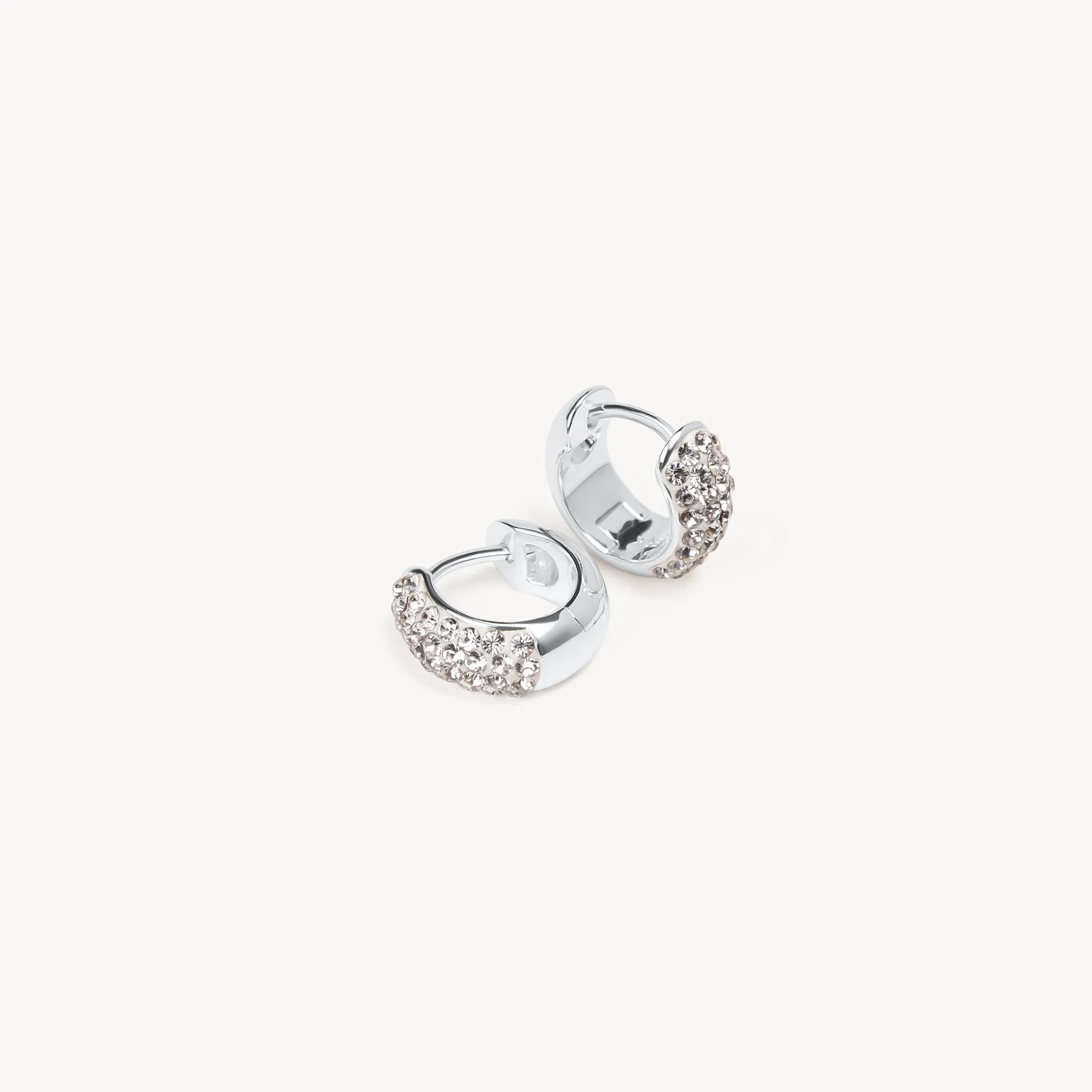 Mini Sparkle Hoop Earrings
