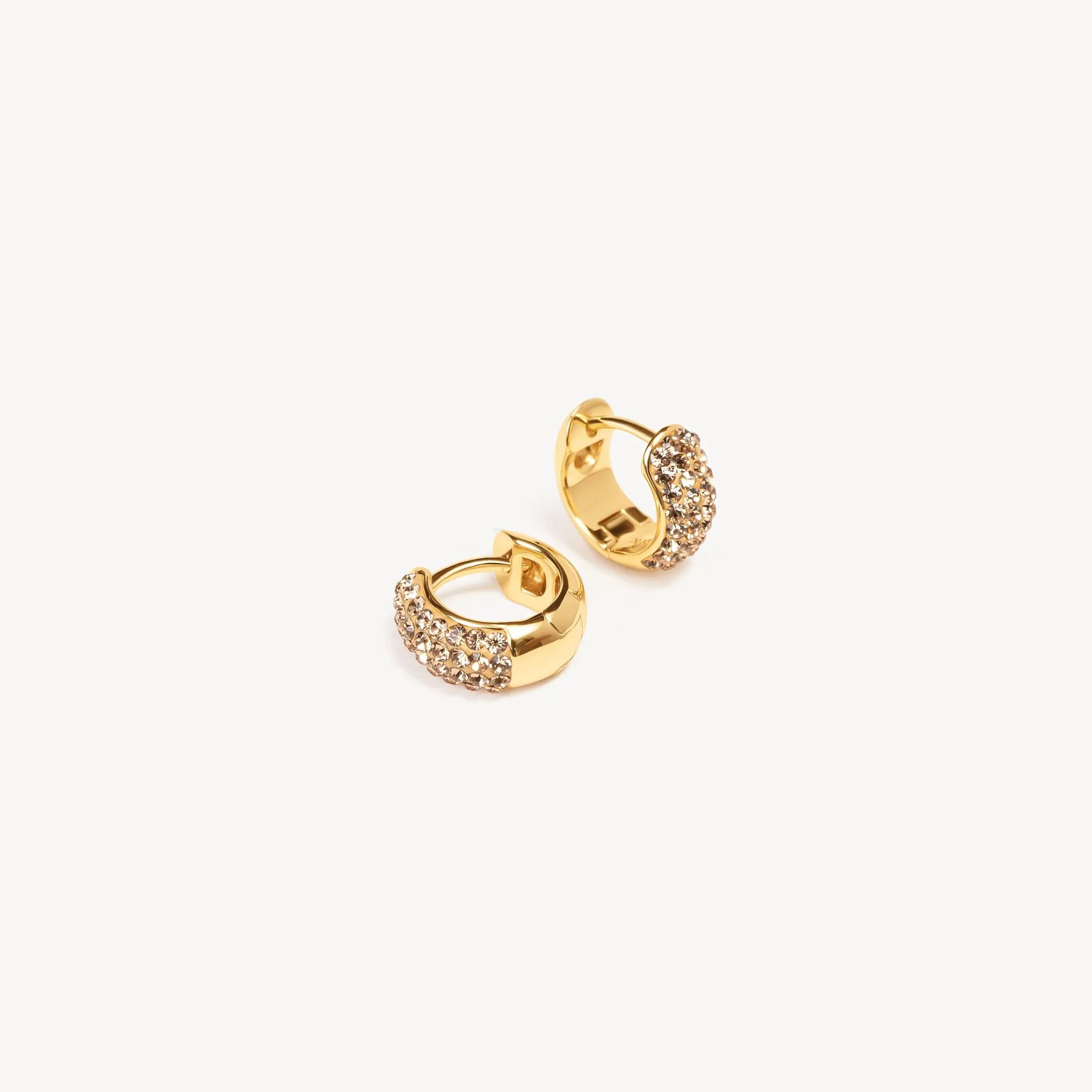 Mini Sparkle Hoop Earrings