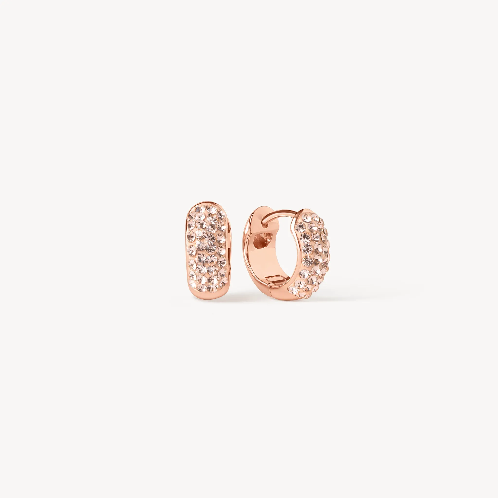 Mini Sparkle Hoop Earrings
