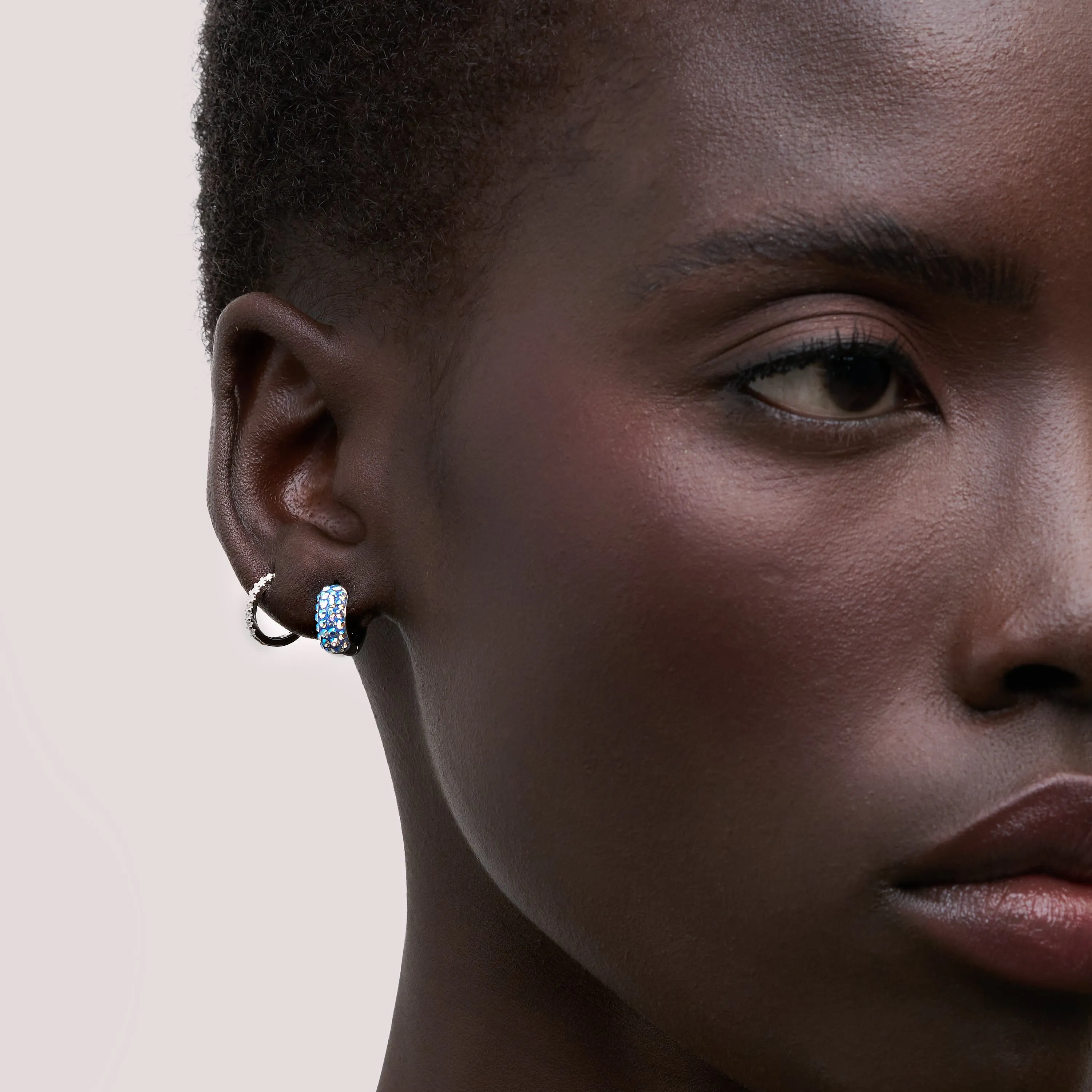 Mini Sparkle Hoop Earrings