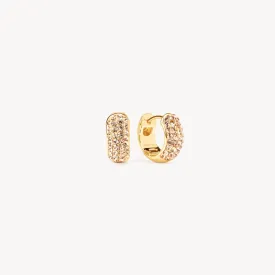 Mini Sparkle Hoop Earrings