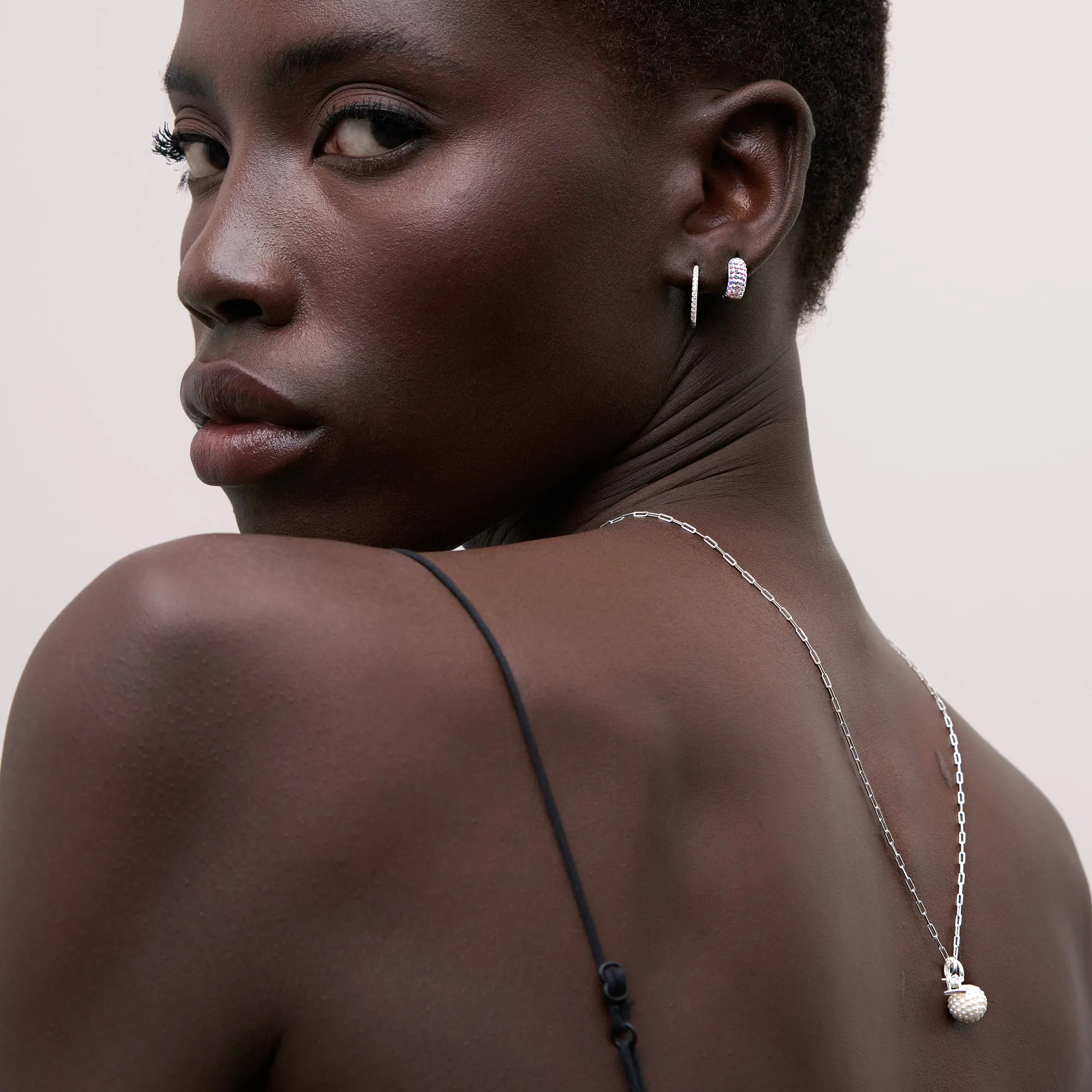 Mini Sparkle Hoop Earrings