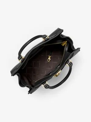 Nouveau Hamilton Large Pebbled Leather Satchel