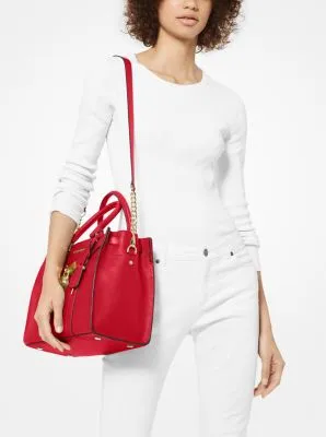 Nouveau Hamilton Large Pebbled Leather Satchel