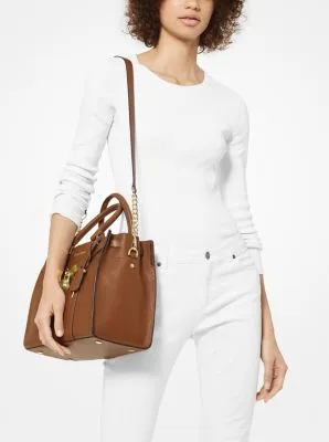 Nouveau Hamilton Large Pebbled Leather Satchel