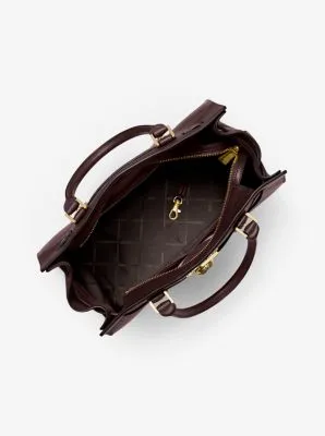 Nouveau Hamilton Large Pebbled Leather Satchel