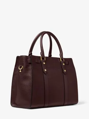 Nouveau Hamilton Large Pebbled Leather Satchel