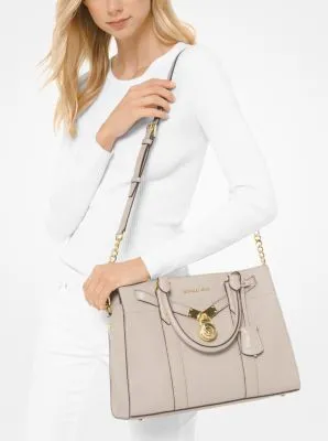 Nouveau Hamilton Large Pebbled Leather Satchel