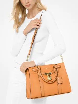 Nouveau Hamilton Large Pebbled Leather Satchel
