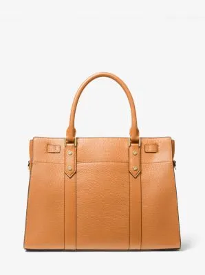 Nouveau Hamilton Large Pebbled Leather Satchel