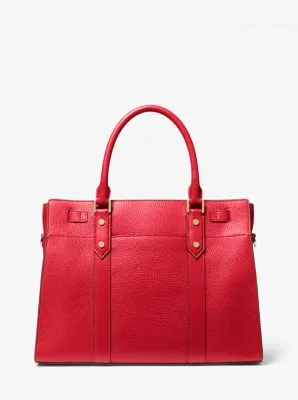 Nouveau Hamilton Large Pebbled Leather Satchel