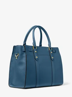 Nouveau Hamilton Large Pebbled Leather Satchel